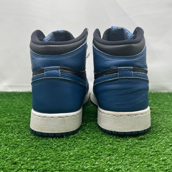 Nike Air Jordan 1 Retro High OG GS Dark Marina Blue Size 5.5Y Women's Size 7 - Picture 4 of 9